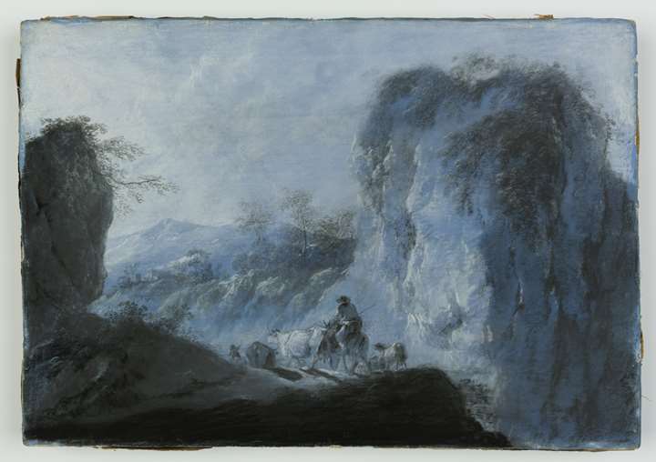 Pastoral Landscape with Herdsmen and Cattle